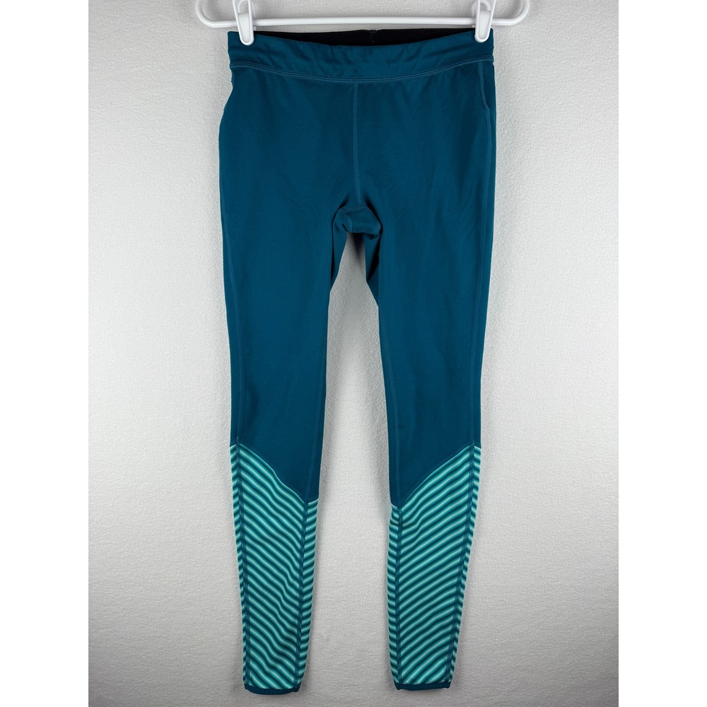 Mountain Hardwear Butterlicious Stripe Tights Womens Small Blue Athleisure - Picture 2 of 9